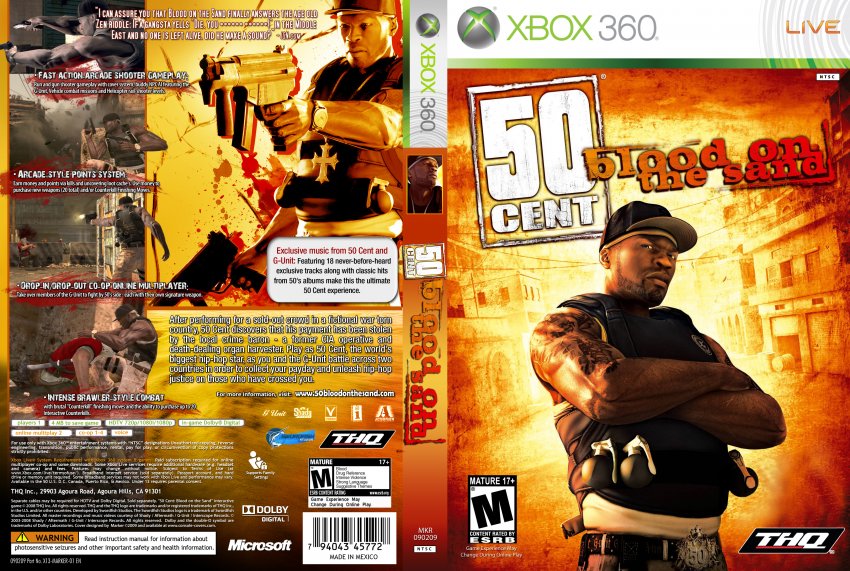 50 cent blood on the sand xbox 360