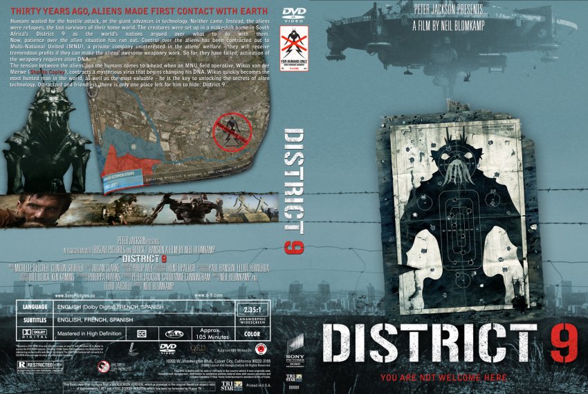 District 9 Dvd Movie Dvd Custom Covers District 9 Dvd 001 Dvd Covers