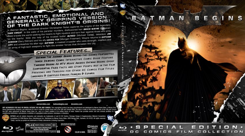 batman 2005 begins bluray