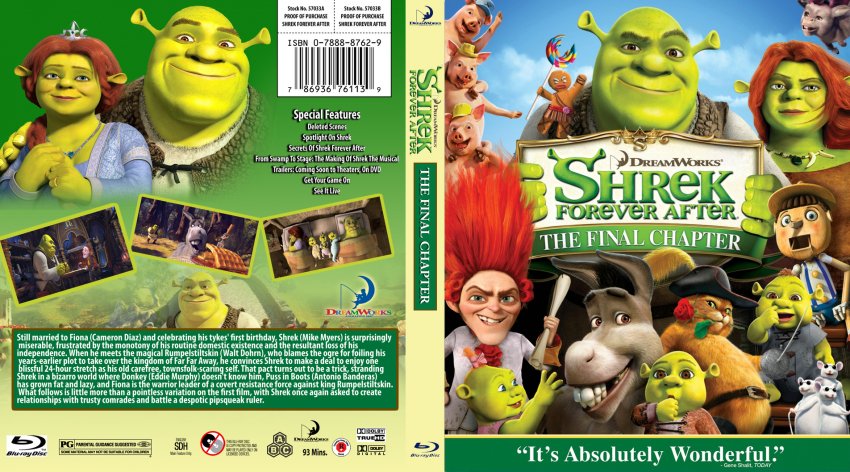 Shrek Forever After - Movie Blu-Ray Custom Covers - shrek forever after ...