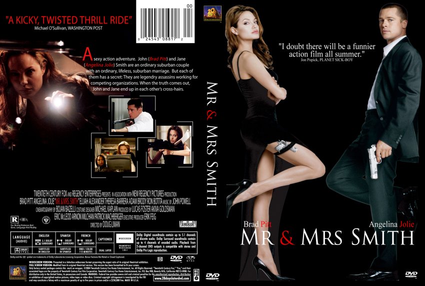 Mr And Mrs Smith Movie Dvd Custom Covers 18981898mr And Mrs Smith Orange English Ckcstm Dvd