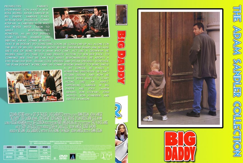 Big Daddy Movie DVD Custom Covers 18 Big Daddy DVD Covers