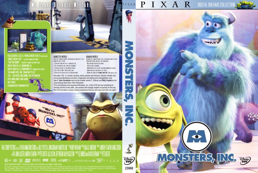 Monsters Inc R Custom Dvd Cover Vrogue Co