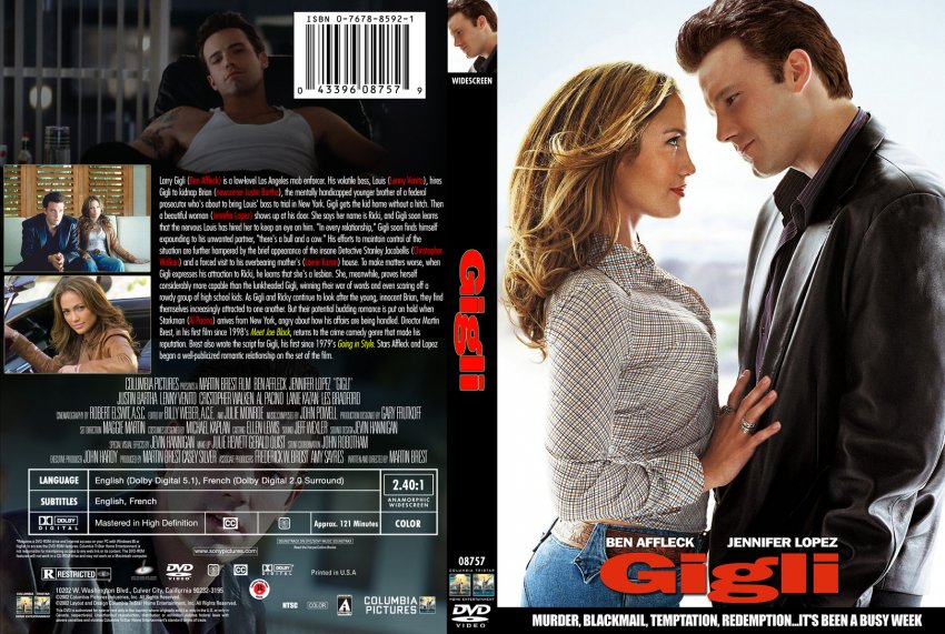 Gigli - Movie DVD Custom Covers - 211gigli cstmSosaiX hires :: DVD Covers
