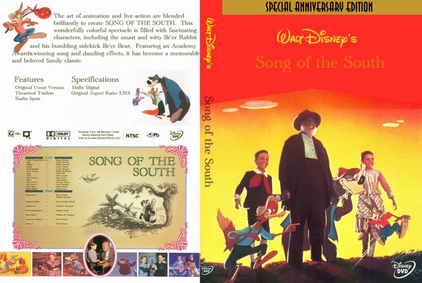 Song Of The South Movie Dvd Custom Covers 211songofthesouth Cstm2 Hires Dvd Covers