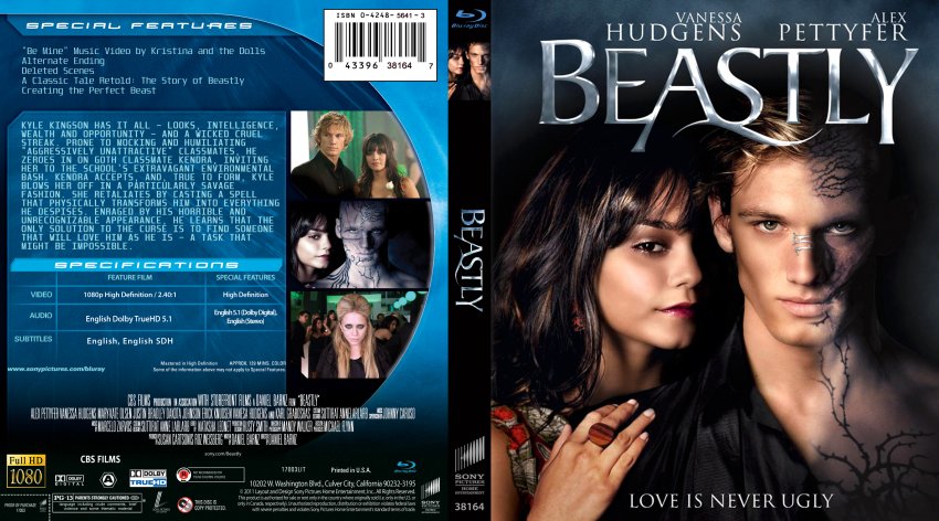 Beastly Movie Blu Ray Custom Covers Beastly Br Dvd Covers