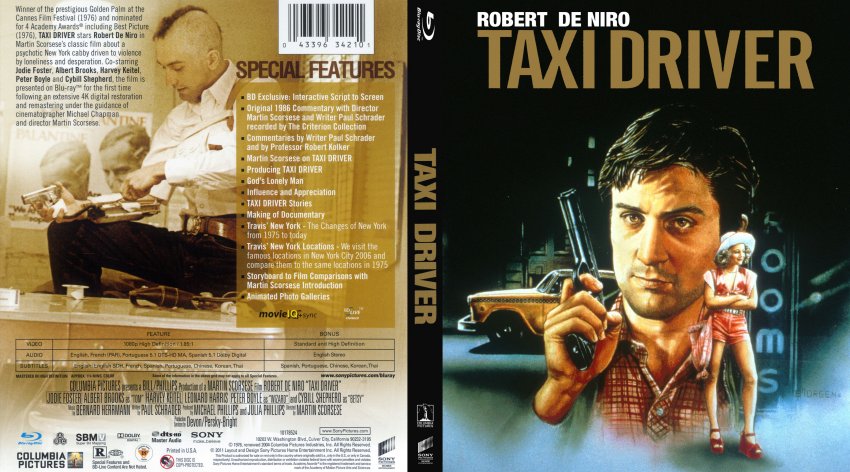 Taxi Driver - Movie Blu-Ray Custom Covers - Taxi Driver - Custom - Bluray3  :: DVD Covers