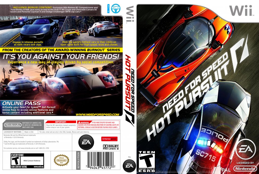 need for speed on wii