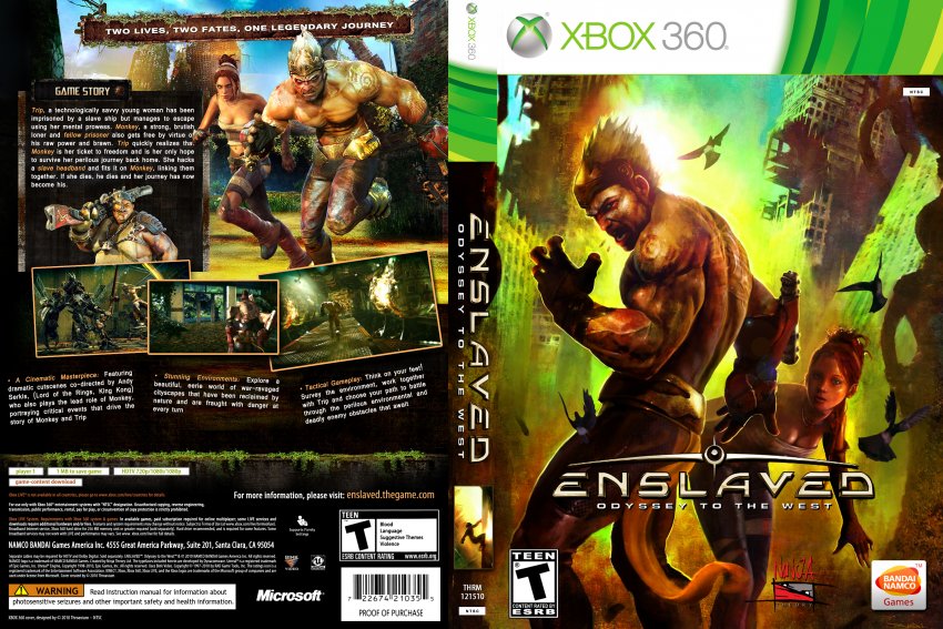 Usado: Jogo Enslaved: Odyssey To the West - Xbox 360 em Promoção na  Americanas
