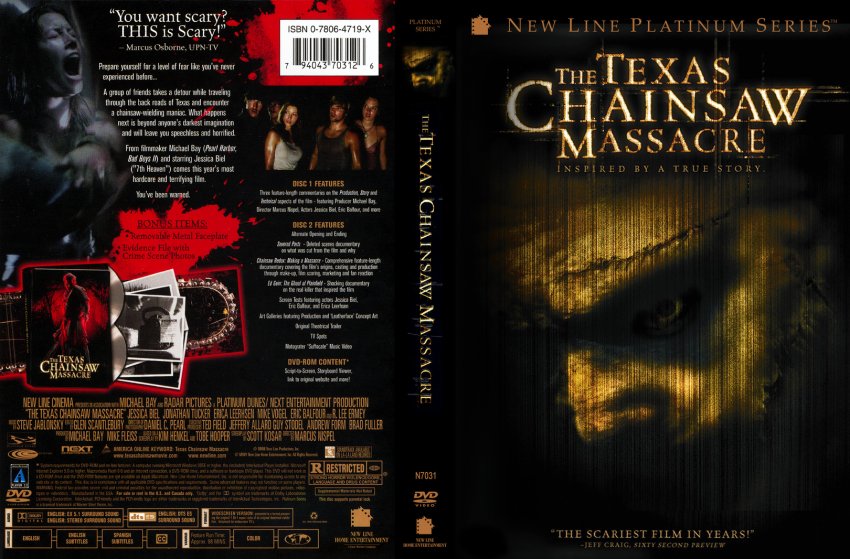 texas chain saw massacre dvd