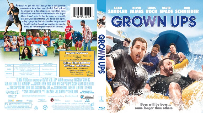 Grown Ups Movie Blu Ray Scanned Covers Grown Ups English Bluray F Dvd Covers 5339