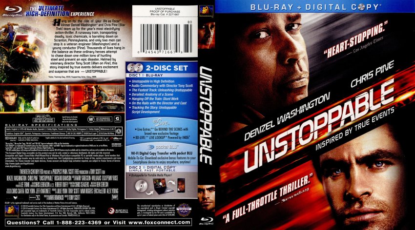 Unstoppable - Movie Blu-Ray Scanned Covers - unstoppable 2010 ws a1 ...