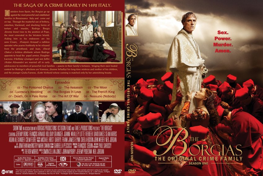 The Borgias Tv Dvd Custom Covers Borgias The Dvd Covers