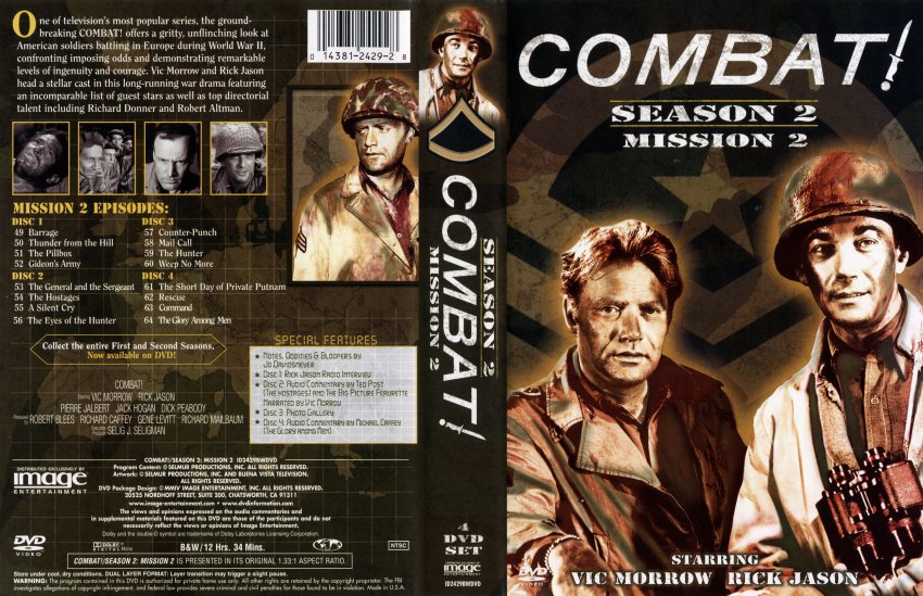 Combat - Season 2 Mission 2 - TV DVD Custom Covers - Combat