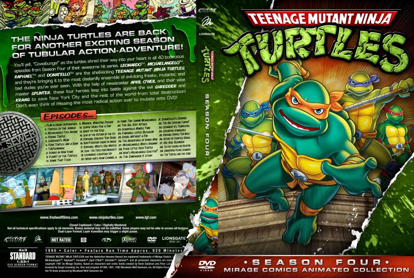 Mirage Animated Teenage Mutant Ninja Turtles Season 4