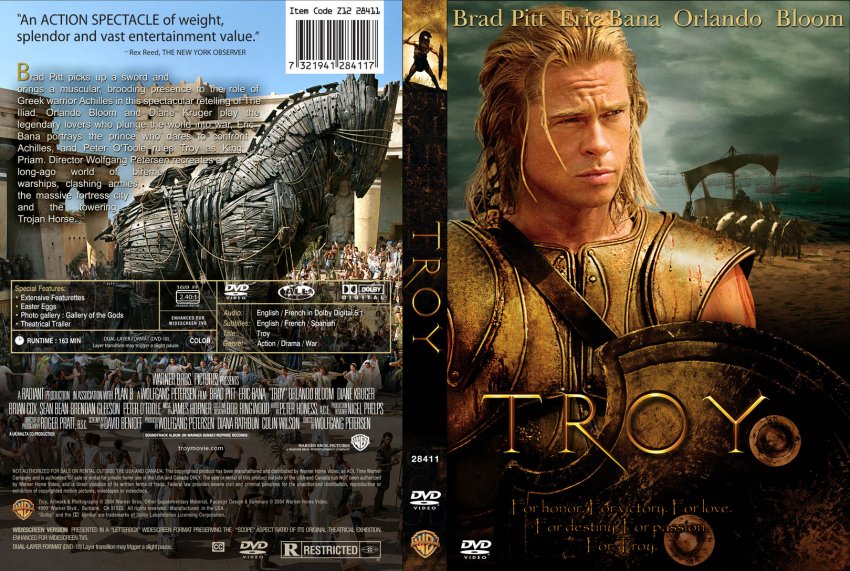 Троя книга. Troy 2004 обложка. Троя 2004 обложка. Троя 2004 обложки фильма. Troy 2004 DVD Cover.