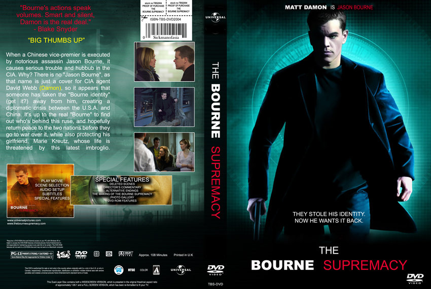 The Bourne Supremacy Custom