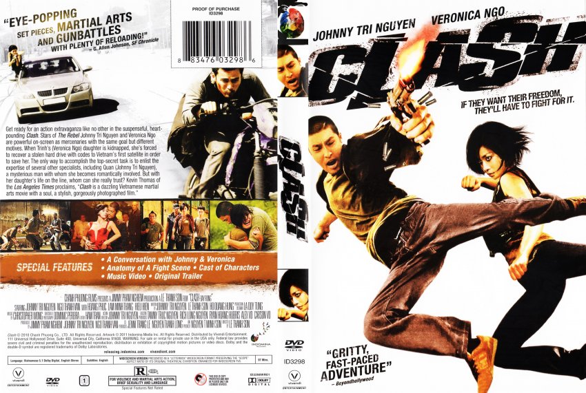 Clash Movie DVD Scanned Covers Clash DVD Covers