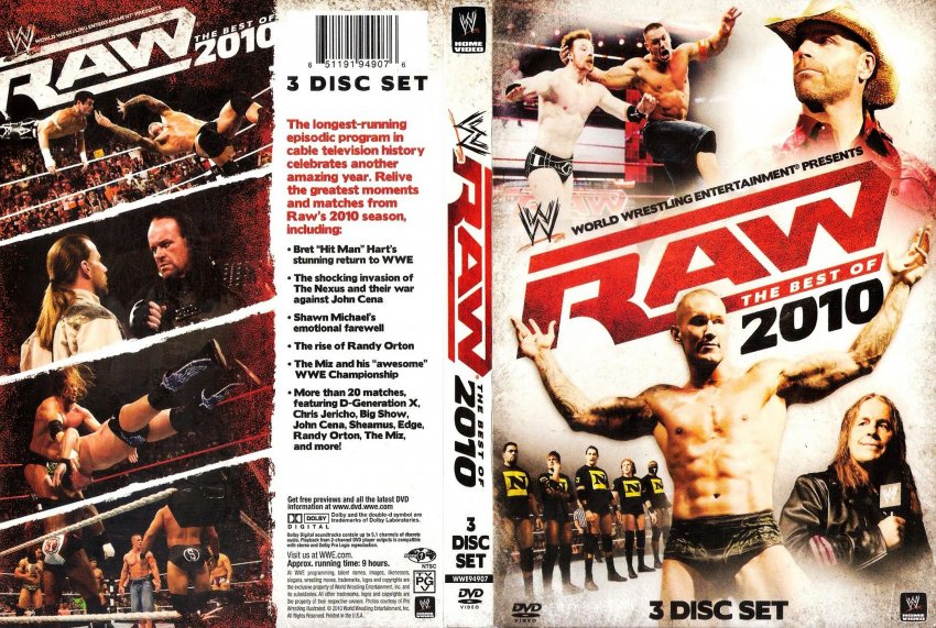 Wwe Raw The Best Of 10 Tv Dvd Scanned Covers Wwe Raw The Best Of 10 Dvd Covers
