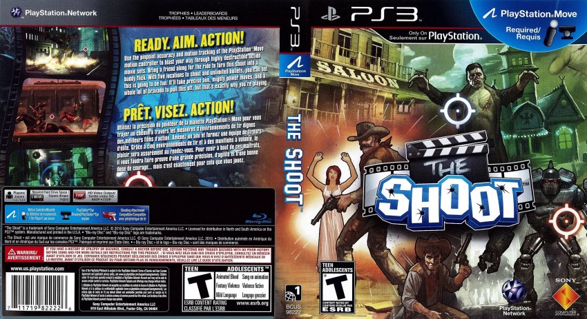 The Shoot - Playstation Game Covers - The Shoot DVD English French NTSC ...