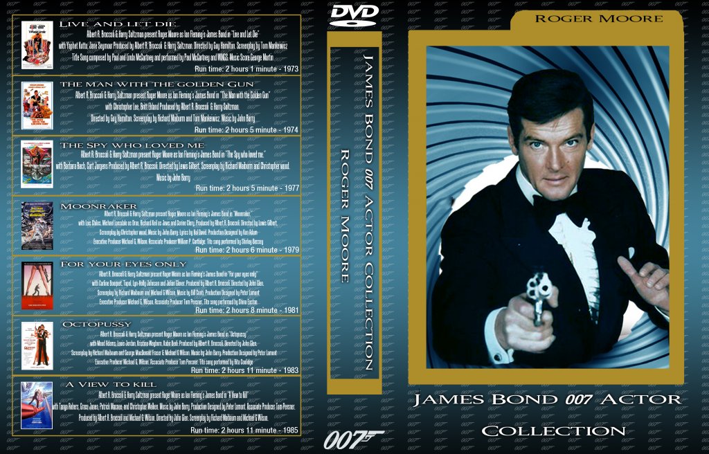 Rodger Moore James Bond Set