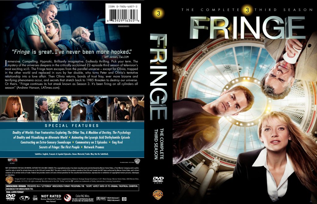 Fringe Season 3 6 Disc Slim