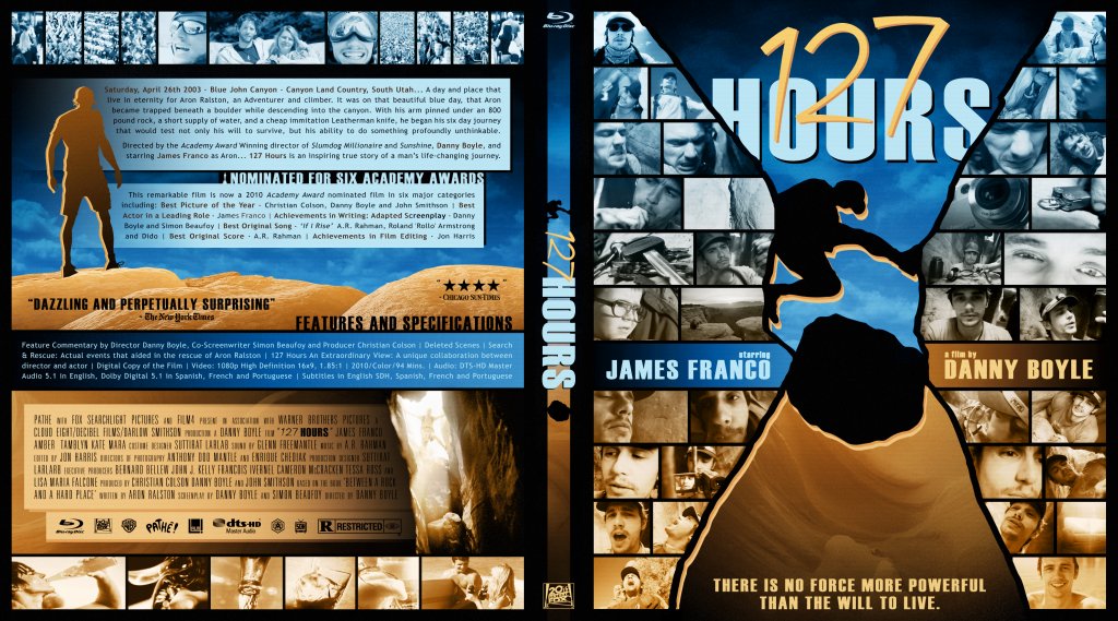 127 Hours Custom Blu ray Cover 3