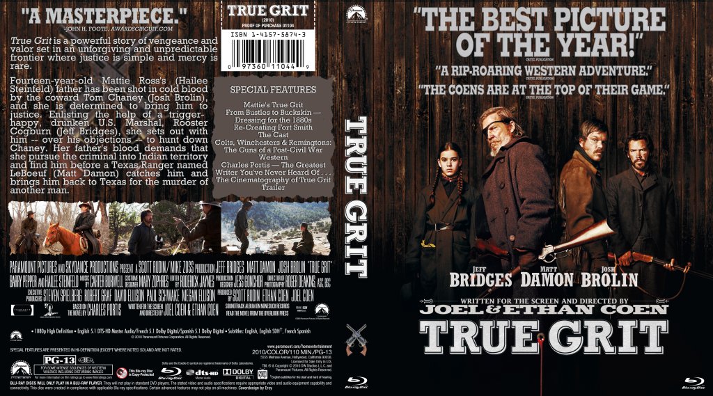 True Grit Blu ray Cover