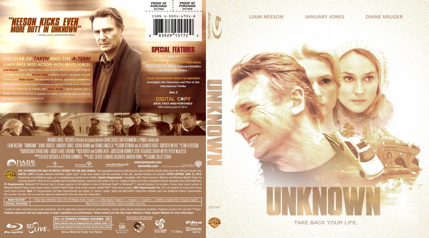 Unknown Blu ray