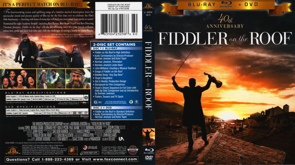 Fiddler on the Roof BD Cover 