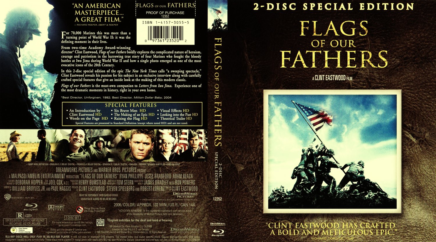 Flags of Our Fathers Blu ray Scan - Movie Blu-Ray Scanned Covers ...