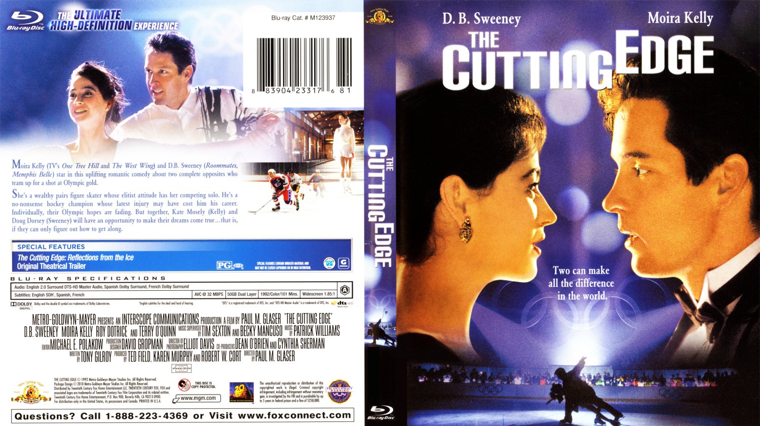 Am cutting edge. Золотой лед (1992). The Cutting Edge (1992) Cover. Золотой лёд (1992) Постер. The Edge Blu-ray Covers.