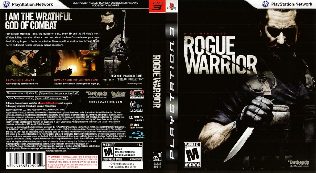 Rogue Warrior DVD NTSC f