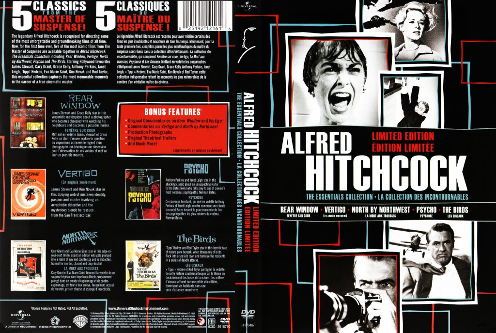 Alfred Hitchcock -The Essentiels Collection - Movie DVD Scanned Covers ...