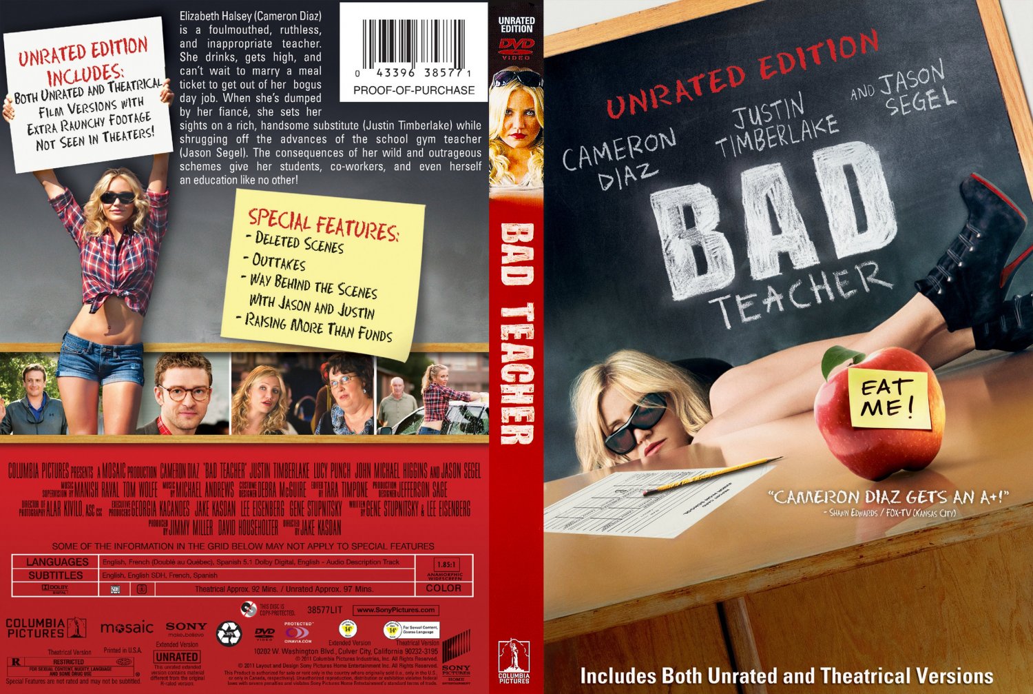 Bad teacher unrated nudity