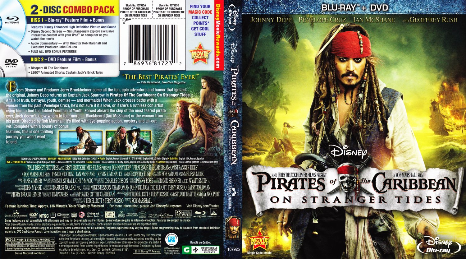 Пираты Карибского моря сундук мертвеца Blu ray