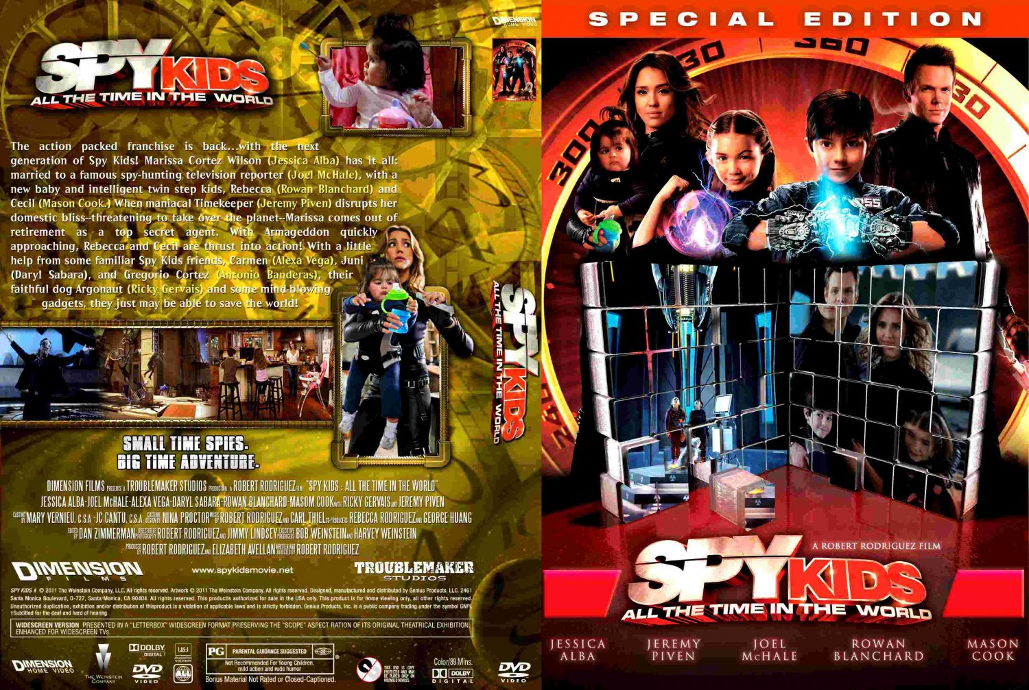 Spy Kids - All the Time In The World - Movie DVD Custom Covers - Spy ...