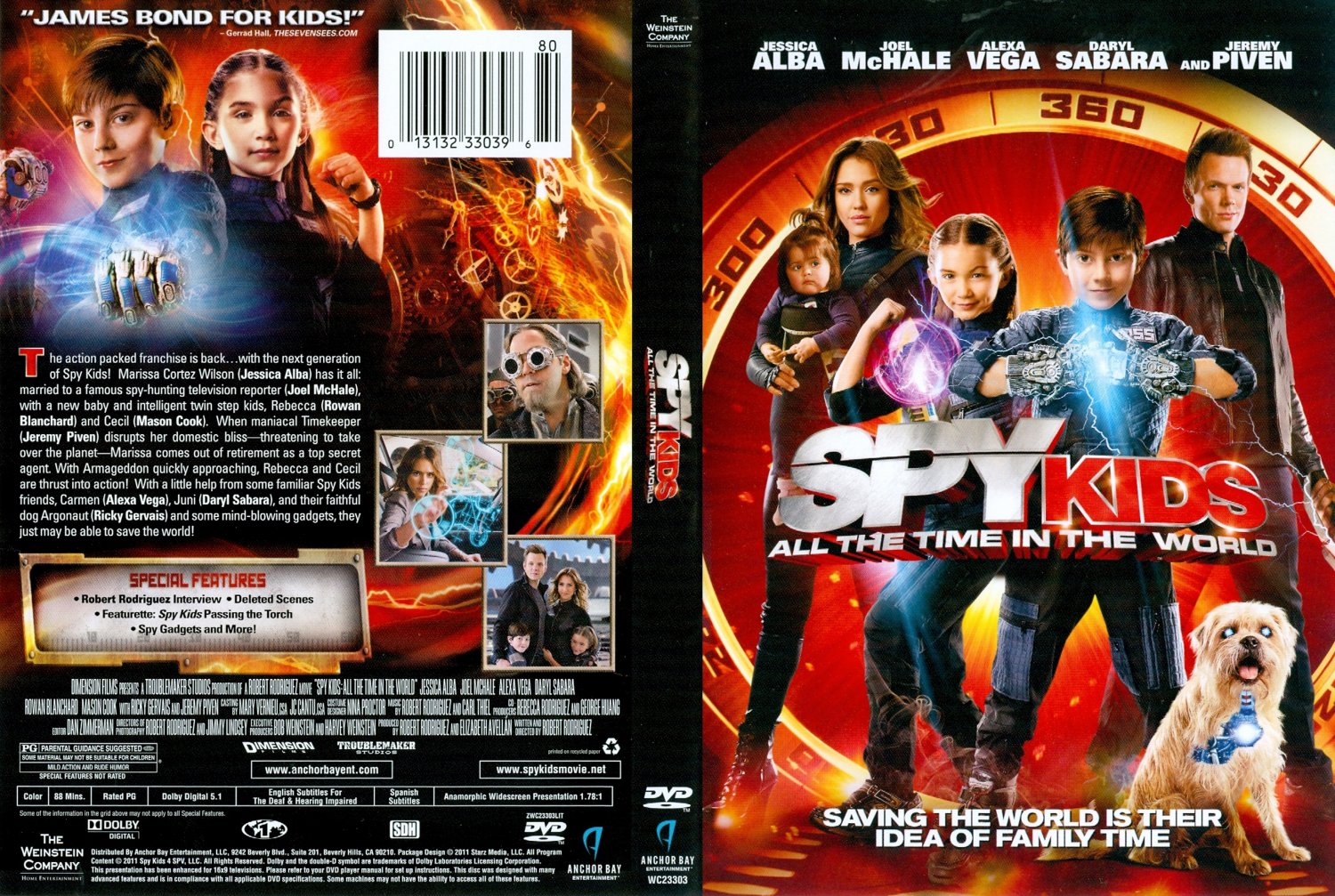 Spy Kids 4 All The Time In The World - Movie DVD Scanned Covers - Spy ...