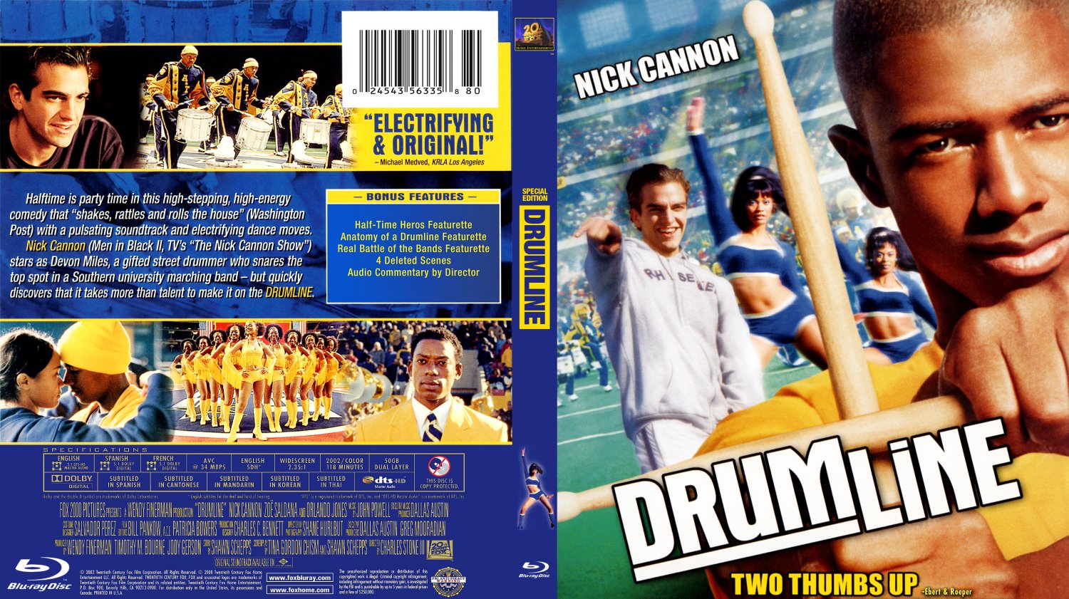 Drumline - Movie Blu-Ray Custom Covers - Drumline Bluray cover jeff ...