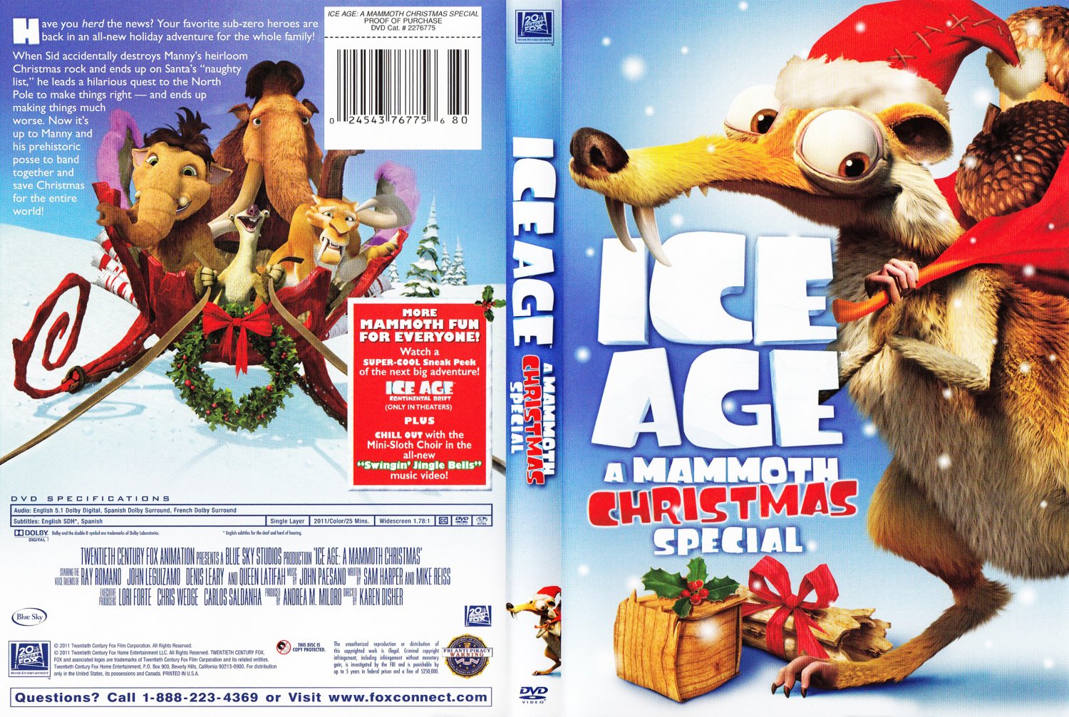 Ice Age A Mammoth Christmas