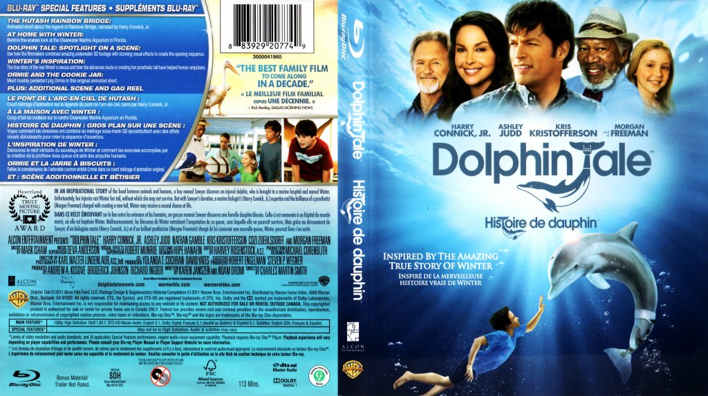 Dolphin Tale Histoire De Dauphin Movie Blu Ray Scanned Covers