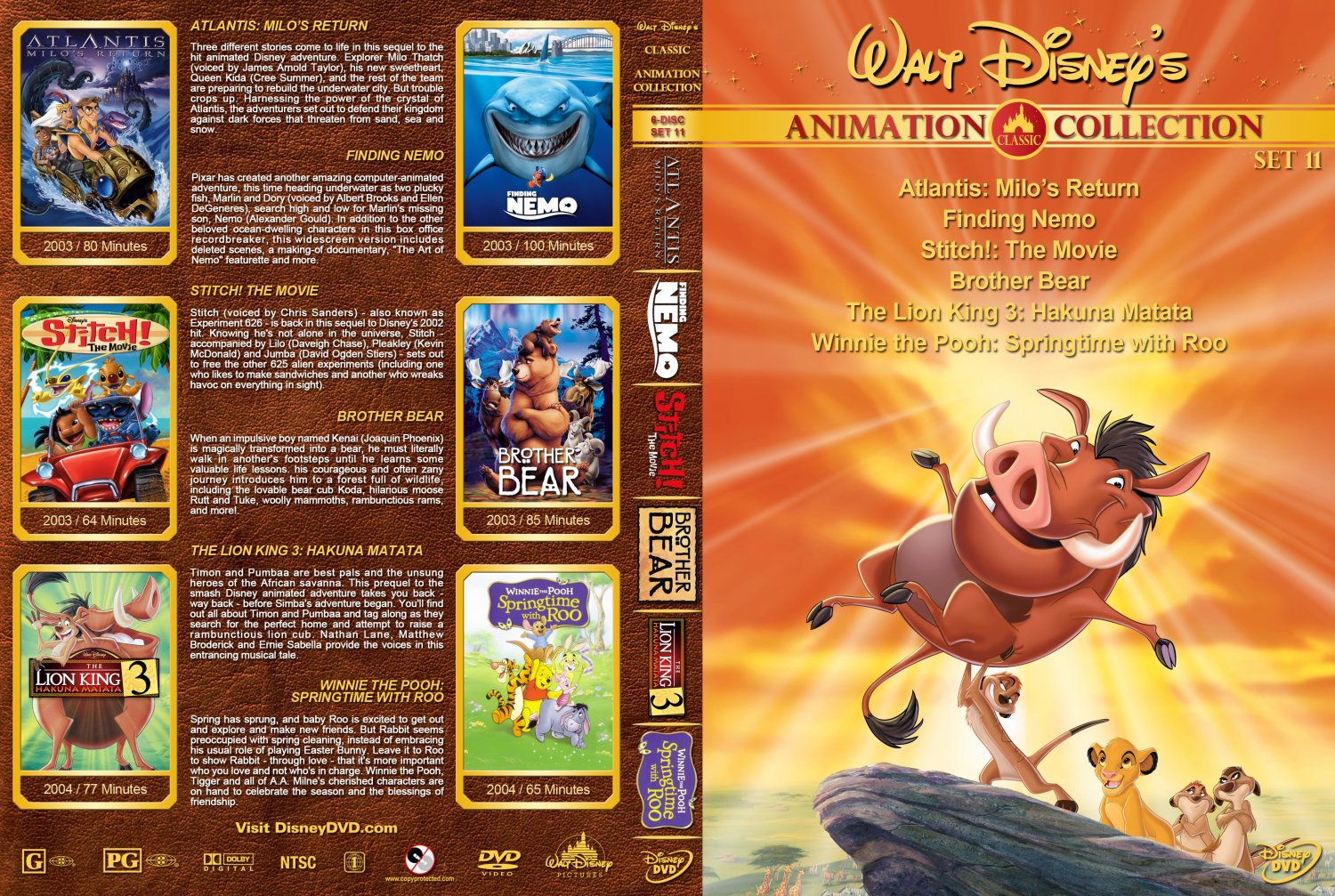 Walt Disney S Classic Animation Collection Set 11