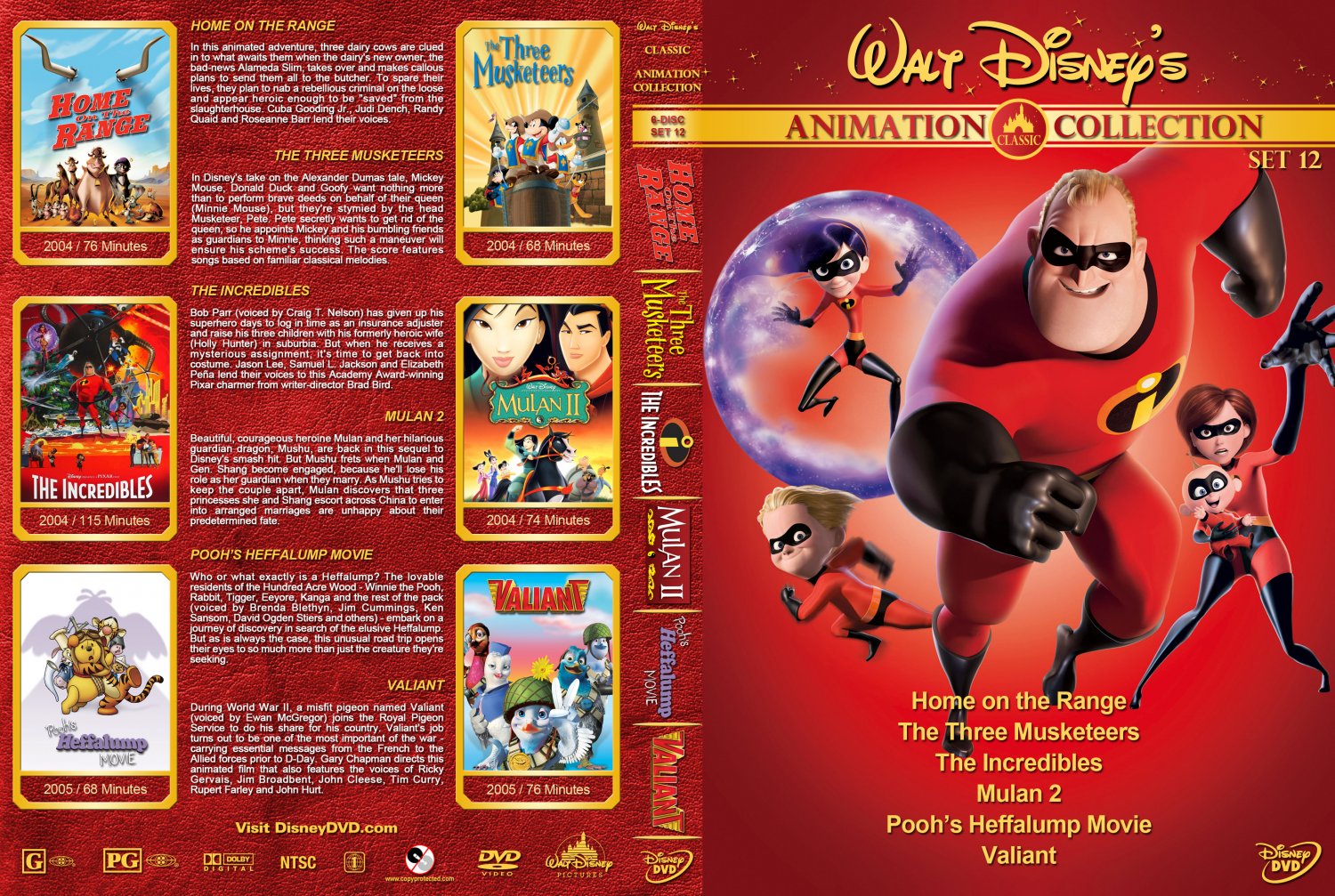 Walt Disney S Classic Animation Collection Set 12