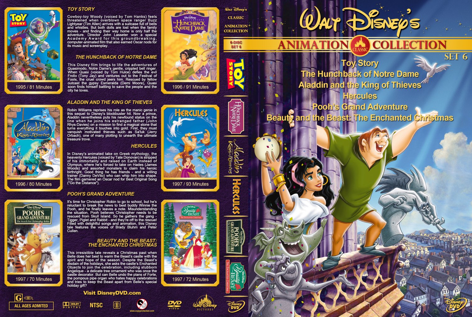 Walt Disney S Classic Animation Collection Set 17 Dvd - vrogue.co