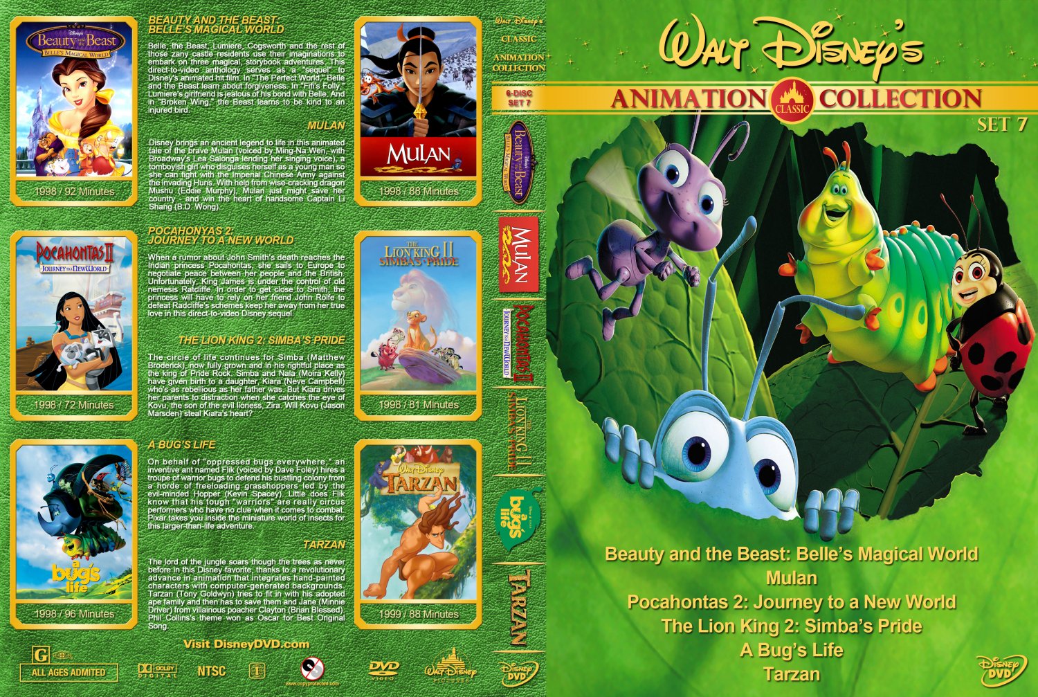 Walt Disney S Classic Animation Collection Set 16 Dvd - vrogue.co
