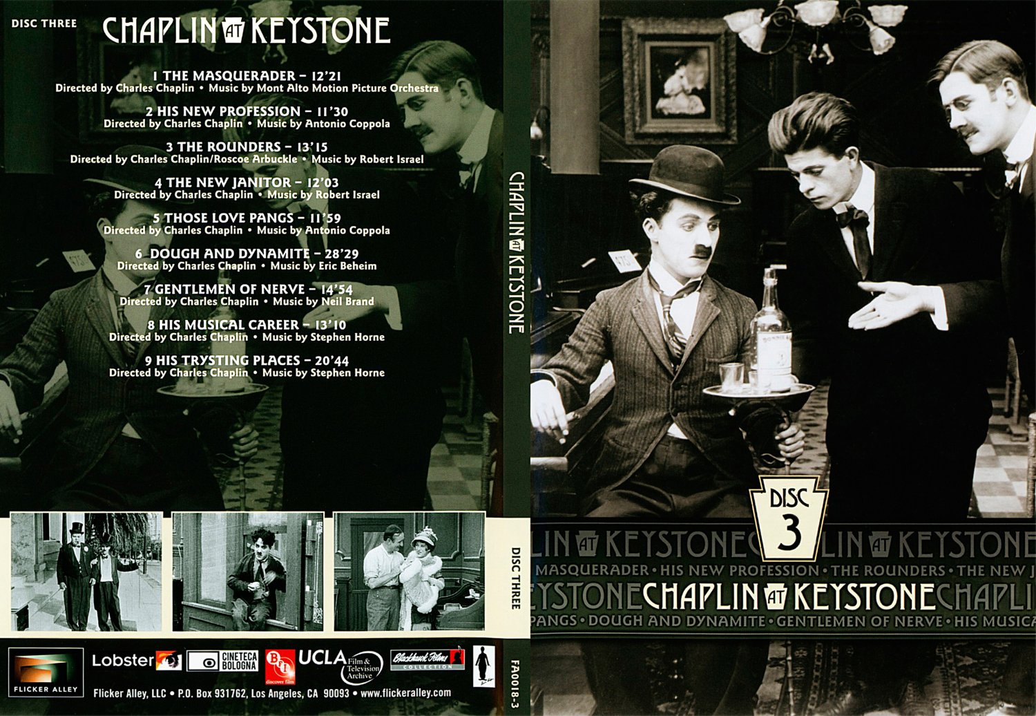 Chaplin At Keystone Disc 3