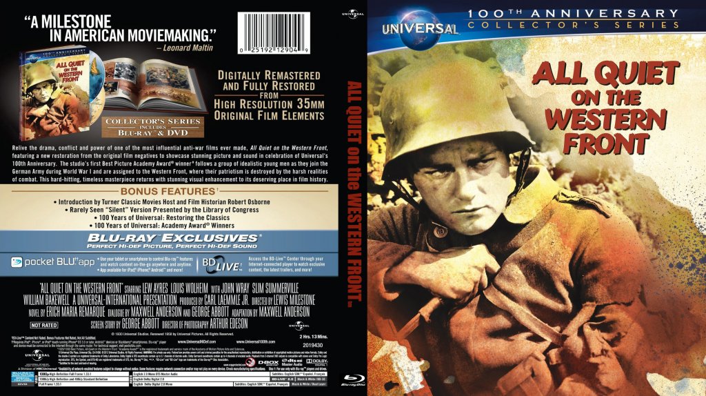 All Quiet on the Western Front - Movie Blu-Ray Custom Covers - All ...