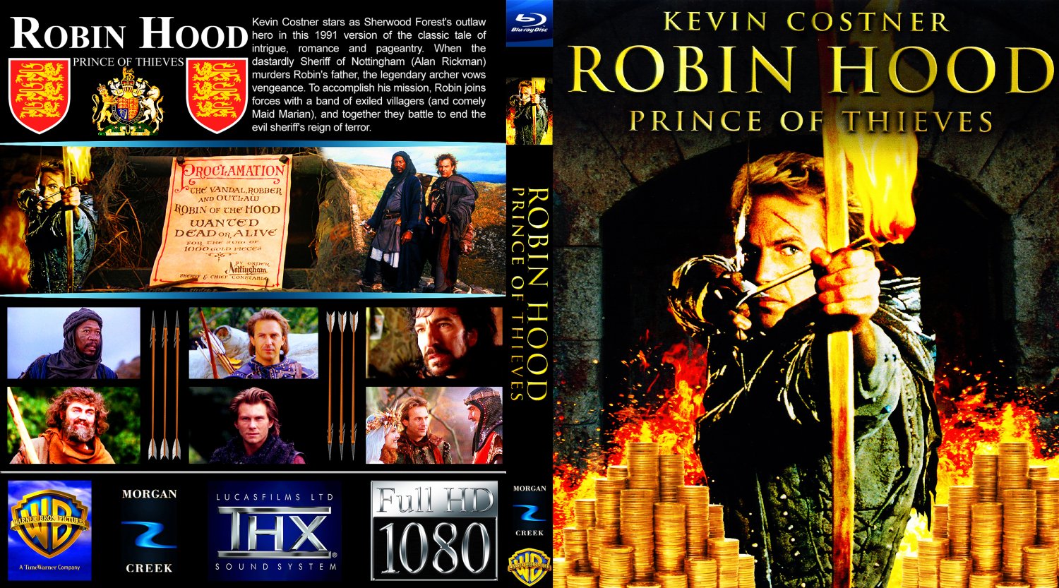 Robin Hood Prince Of Thieves Movie Blu Ray Custom Covers Robin Hood1 Dvd Covers 0126