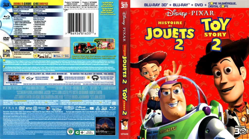 Toy Story 2 - 3D - Histoire De Jouets 2 - 3D