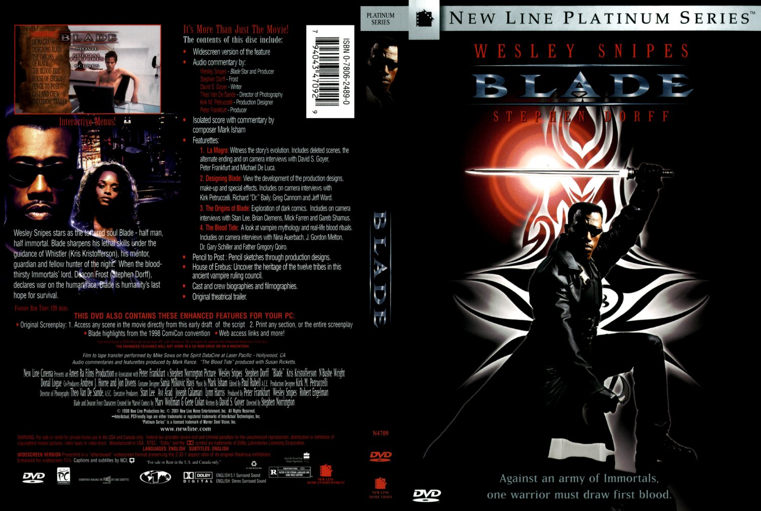 Блэйд (1998) DVD Cover